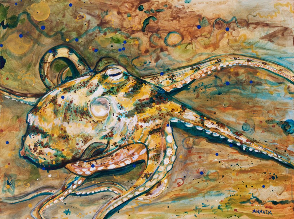 Octopus [ Acryl on Canvas ]